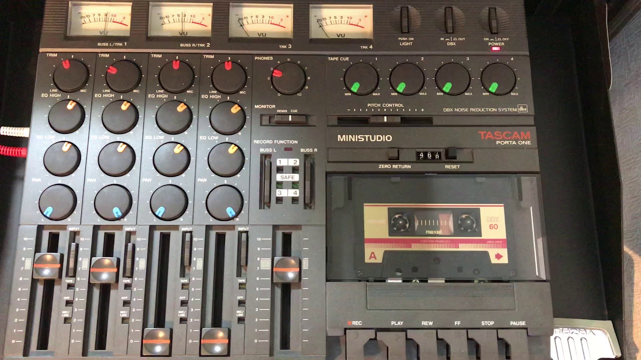 Tape Machine Music - lofi ambient demo01 / TASCAM Porta One 4-track tape recorder
