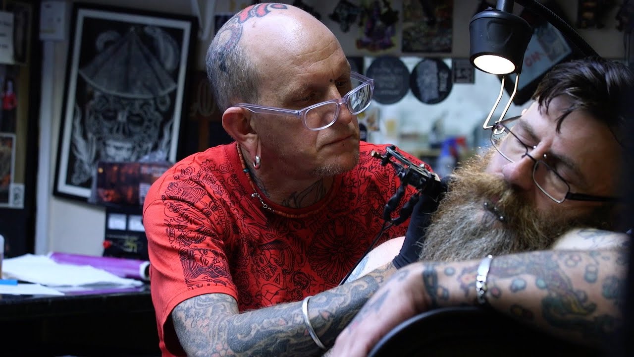 Owner of London's first custom tattoo shop, 