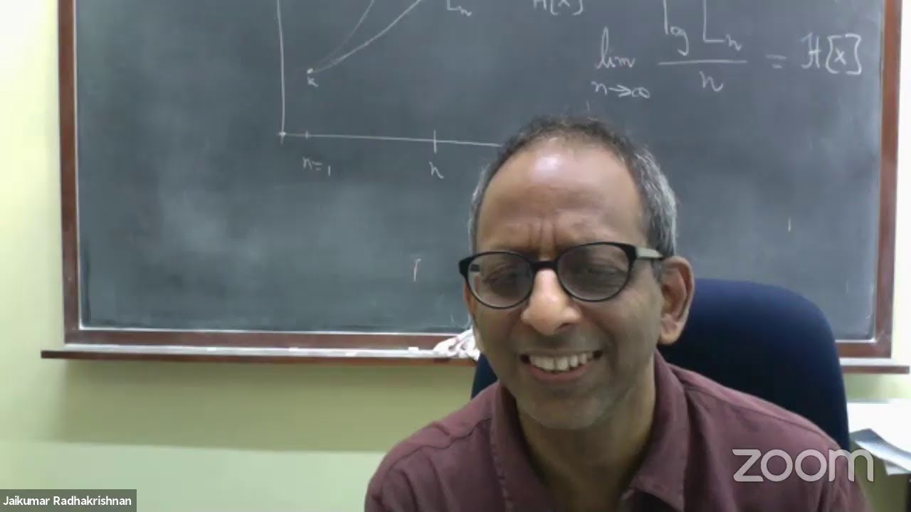 Entropy and information - Prof. Jaikumar Radhakrishnan