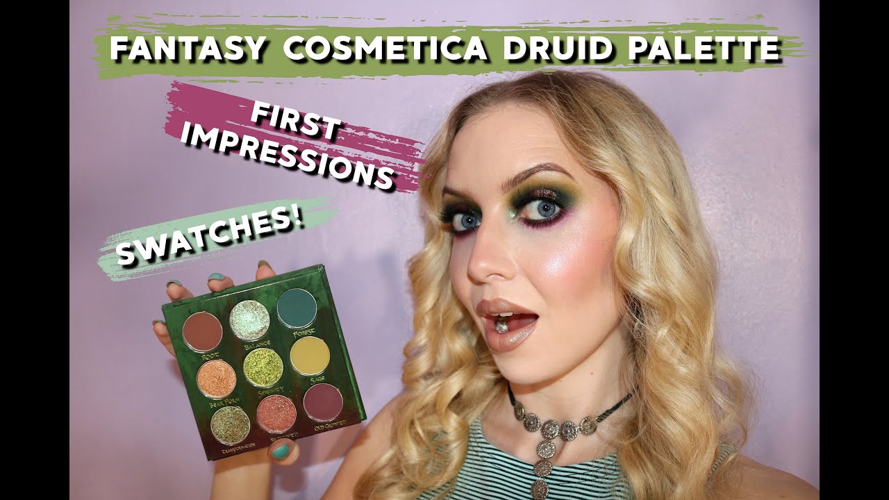 FANTASY COSMETICS DRUID PALETTE | FIRST IMPRESSIONS & SWATCHES