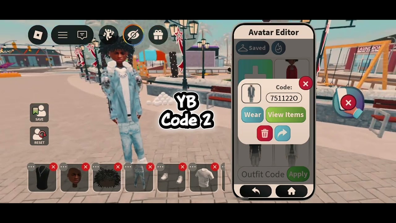 " NBA YoungBoy + Other Boy Outfit Codes in Roblox Life Together"