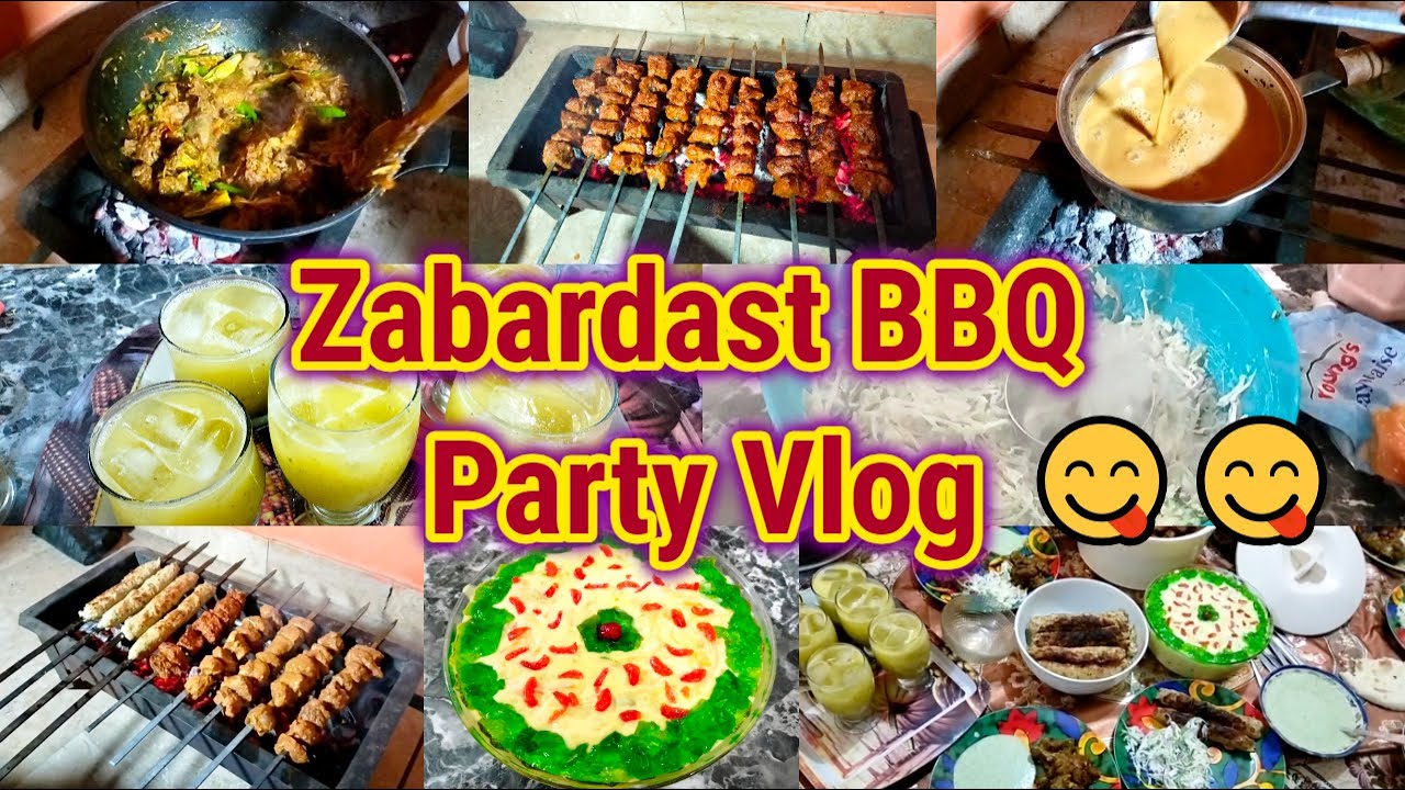 Zabardast BBQ Party Vlog 2023 😋😍 Recipes aisi Ghar wale Fan ho jayege | Perfect BBQ Party Menu