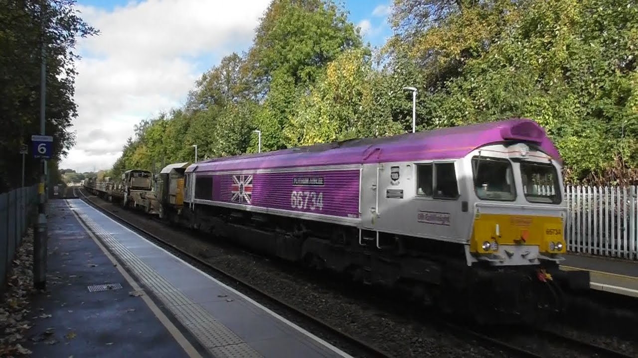 Freight trains at Keynsham & Yate 22nd - 27th October 2022