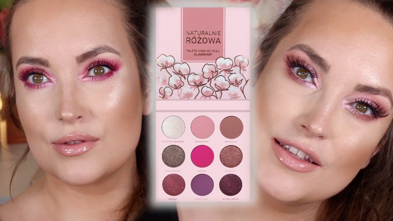 Naturalnie różowa - makijaż 2w1