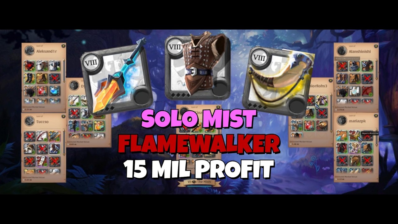 Flame of Frenzy 🔥 | Solo Mist | Albion Online | Tales from the Mists #23