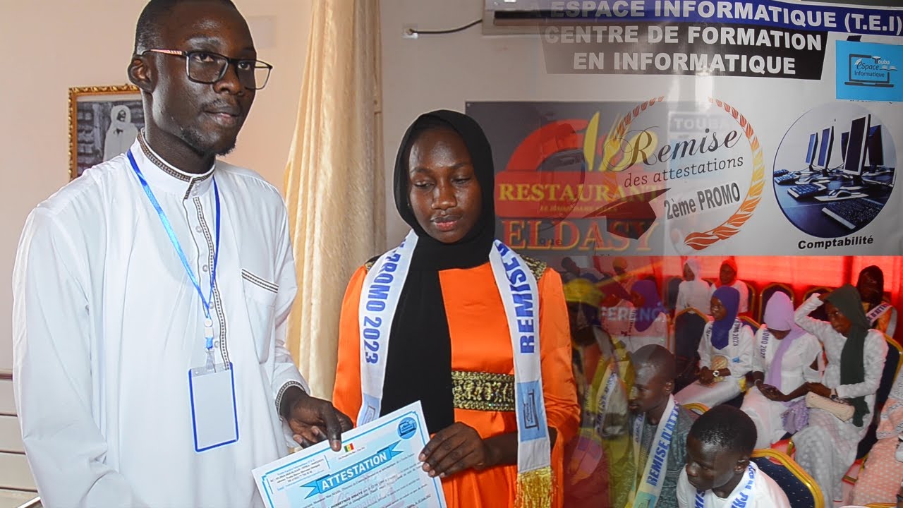 Touba   Enseignement Technique   Mor Niass de Touba Espace Informatique plaide la cause des centres