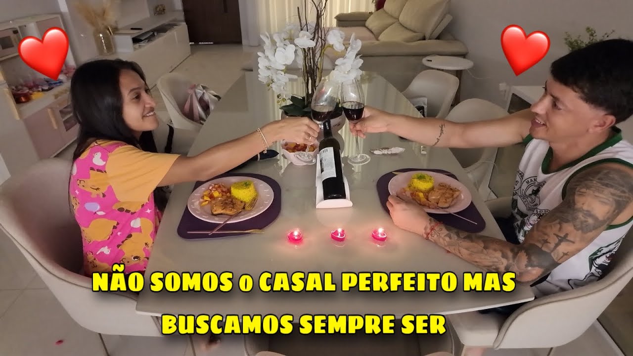 NÃO ACEITE MENOS QUE ISSO 😭❤️ ELE SEMPRE ME SURPREENDE | O MELHOR JANTAR ROMÂNTICO DE CASAL | DANI 