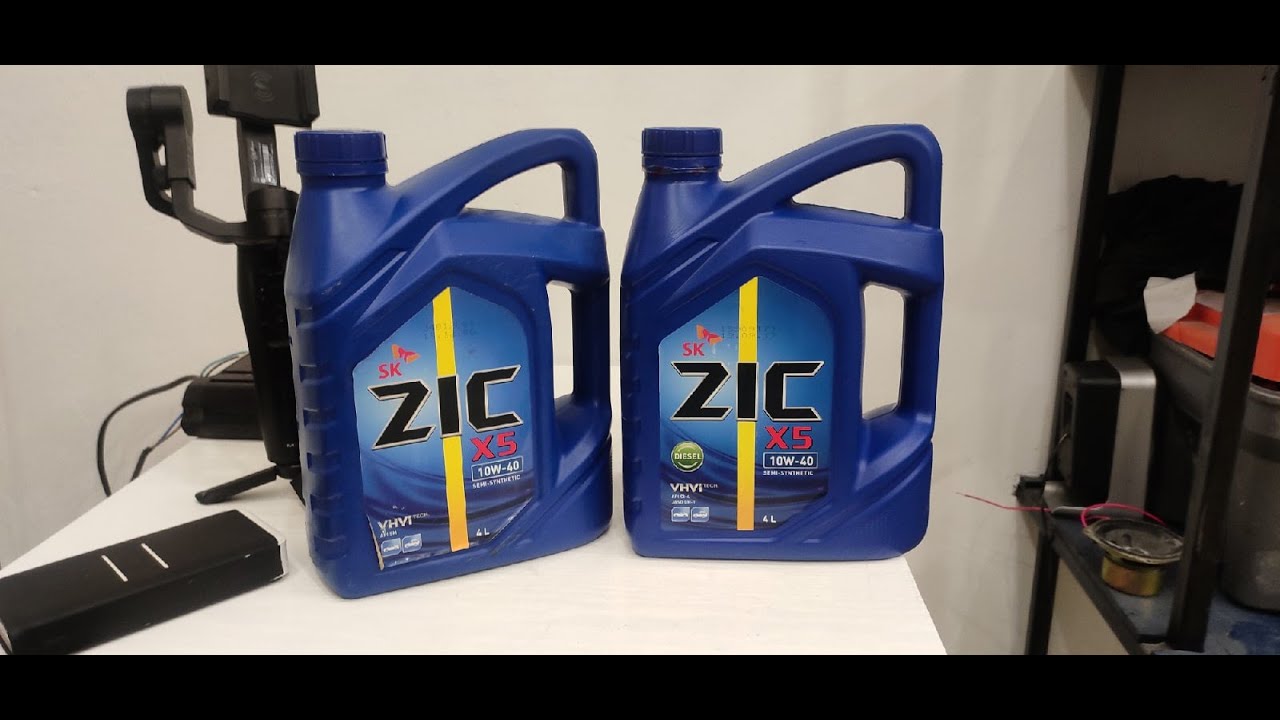 Отзыв о масле ЗИК ZIC 10W40 - ZIC (как отличить подделку)