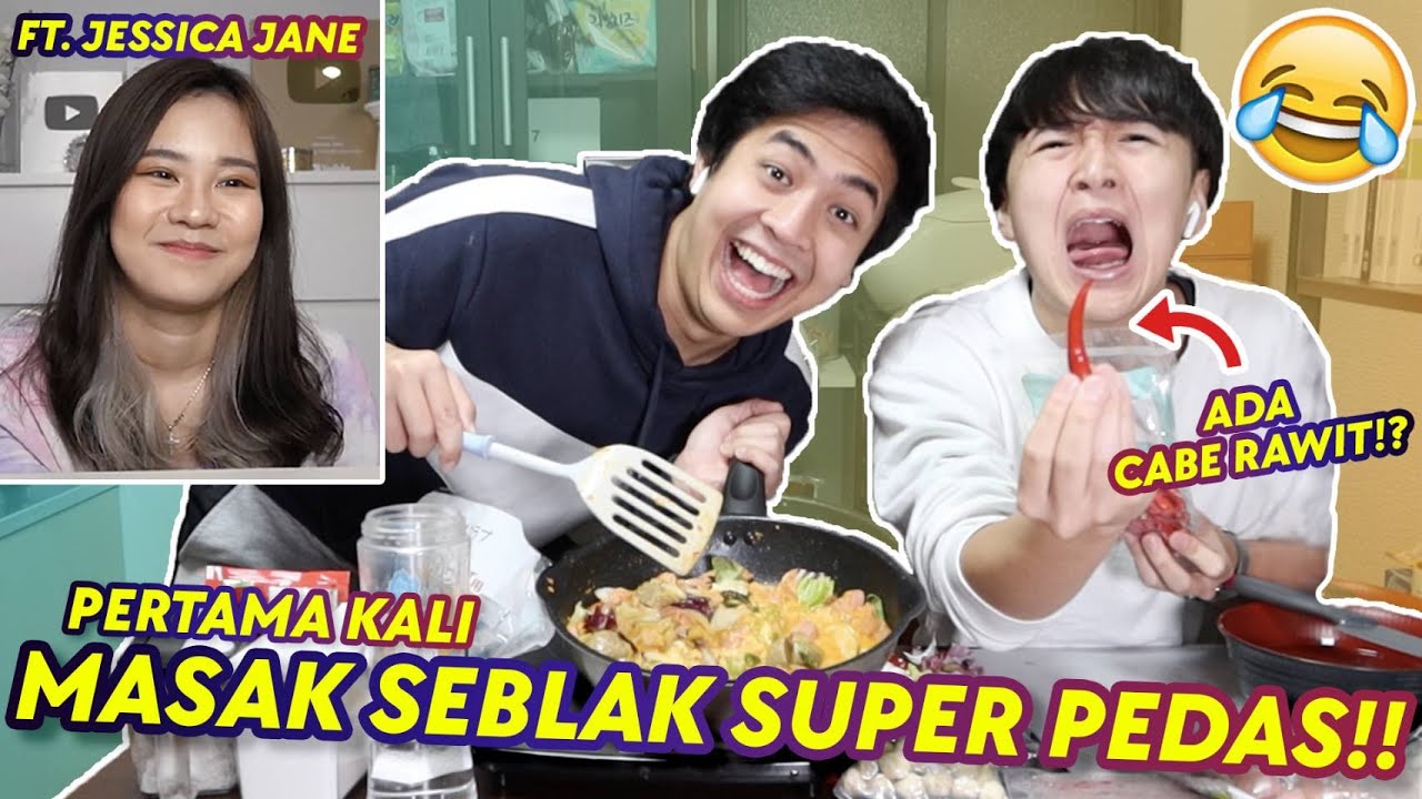 COBA MASAK SEBLAK PEDAS BARENG YUSUKE! (FT. JESSICA JANE)