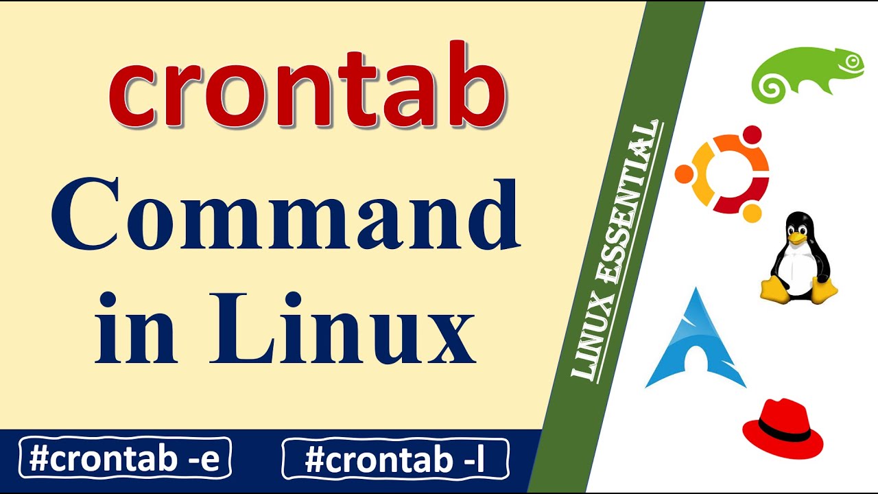 crontab command in Linux || Schedule Future/Recurring Tasks