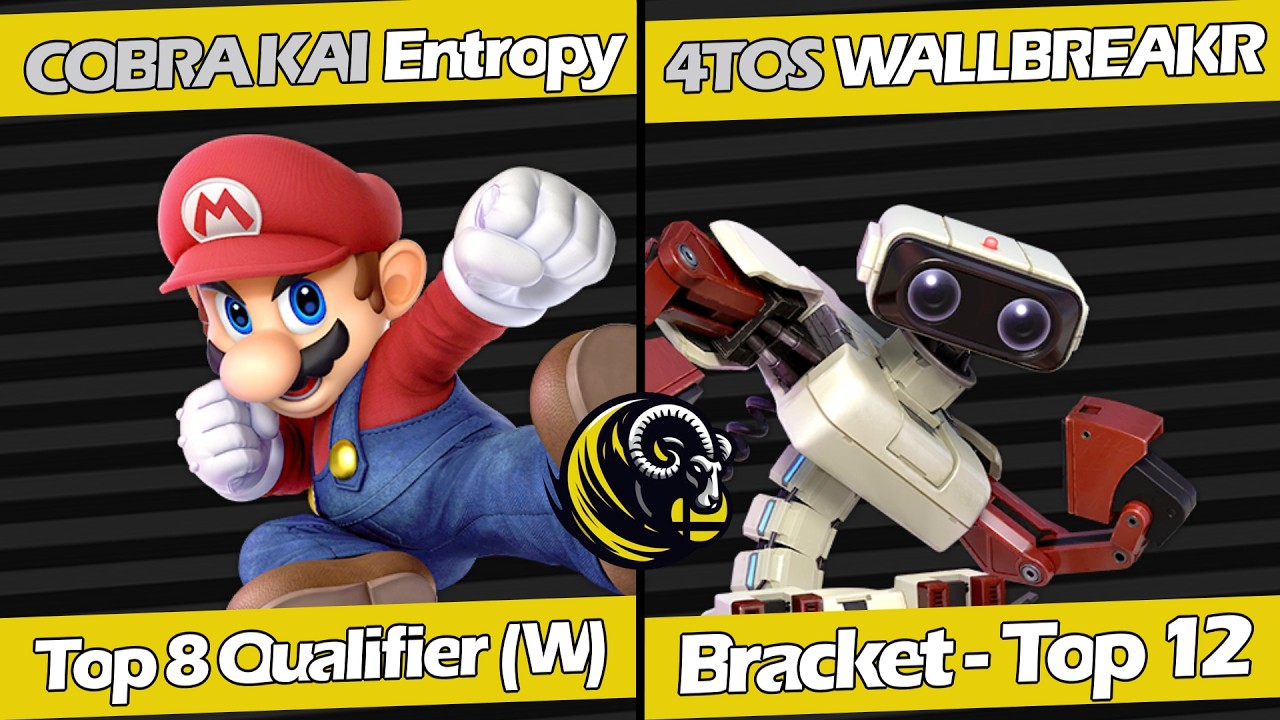 QuitYourFriendlies 67 Top 8 Qualifiers - Entropy (Mario, Little Mac) vs WALLBREAKR (R.O.B)
