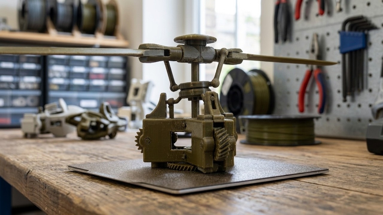 Building a Modular Helicopter Rotor & Swashplate from Scratch