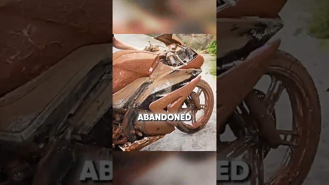 restoration on abandoned super bike 