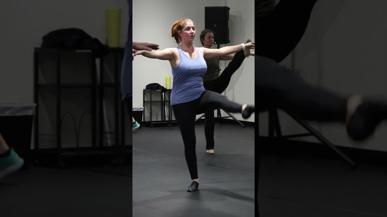 Honing steps across the floor in Todd's intermediate jazz class! More information below.