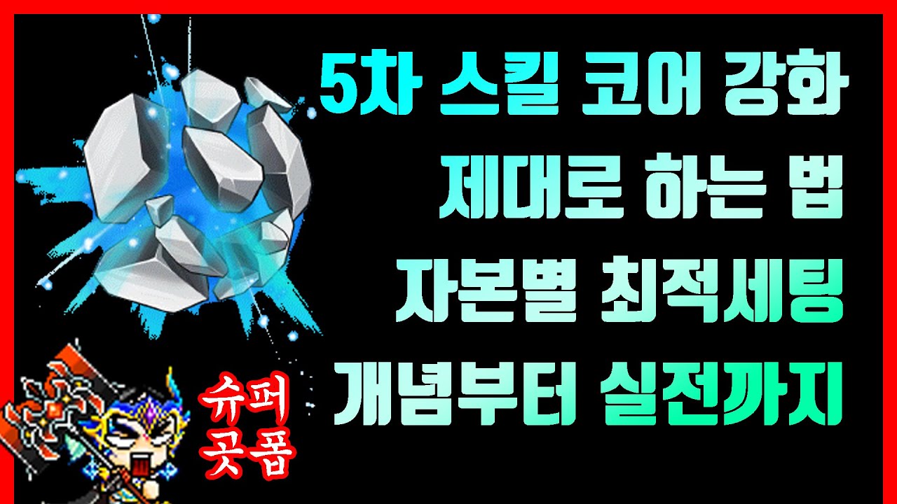 코어 강화만 10년을 연구했습니다. 이미 코강 했어도 보세요. [자본별 코강/3중첩/브이매트릭스]