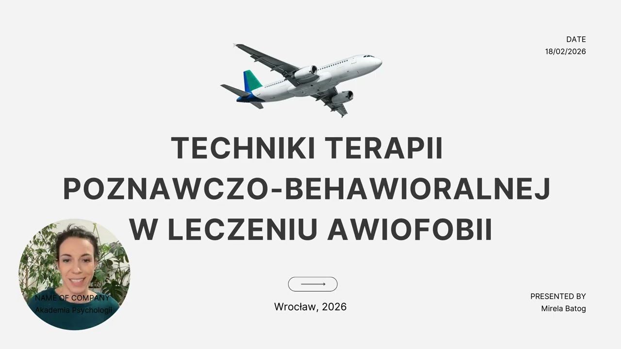 Jak prowadzić terapię pacjenta z lękiem przed lataniem? Terapia poznawczo-behawioralna w awiofobii