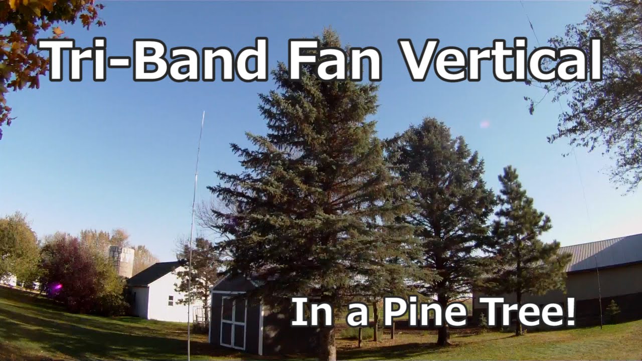 Tri-Band Fan Vertical for 40-80-160m