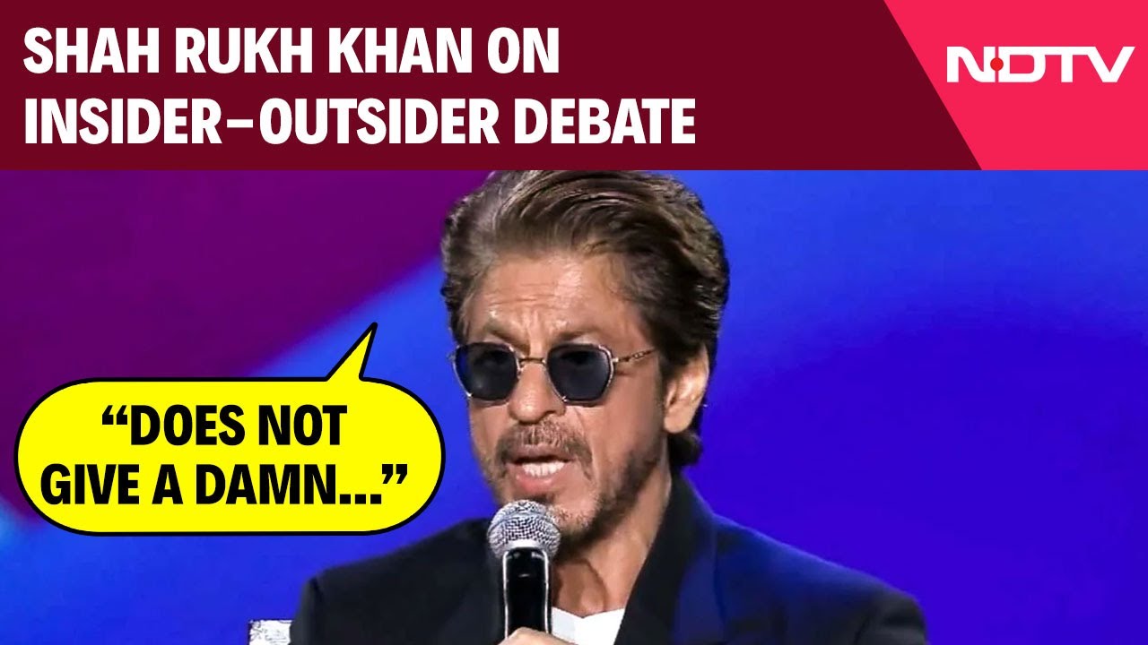 Shah Rukh Khan News | WAVES Summit 2025: Shah Rukh Khan On Insider-Outsider Debate