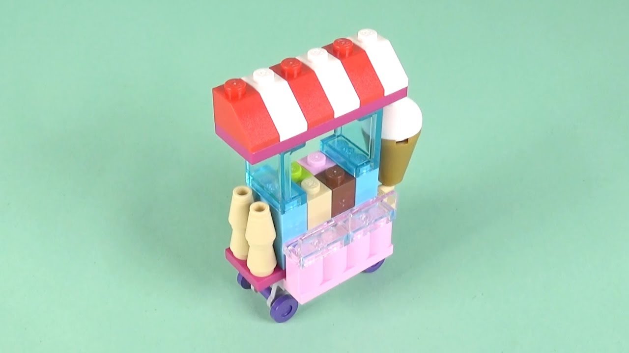 LEGO Ice Cream Stand Building Instructions - LEGO Classic 10715 