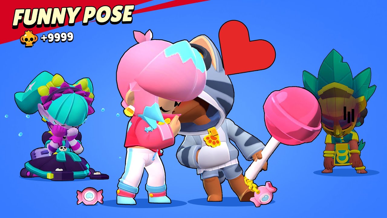 Top 100 Funny Pose of Brawler Brawl Stars