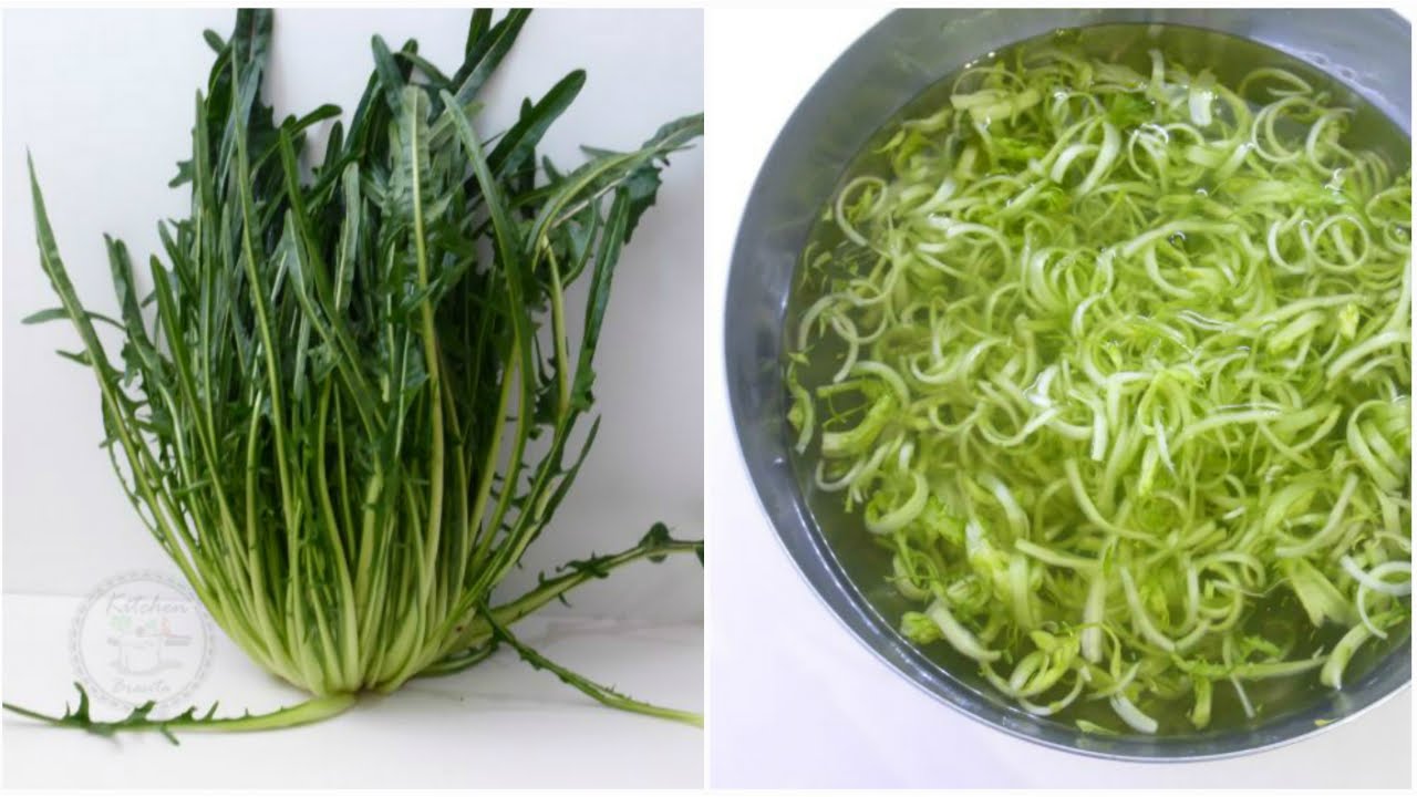 PUNTARELLE come pulire  +ricetta delle puntarelle alla romana/RICETTE DI GABRI