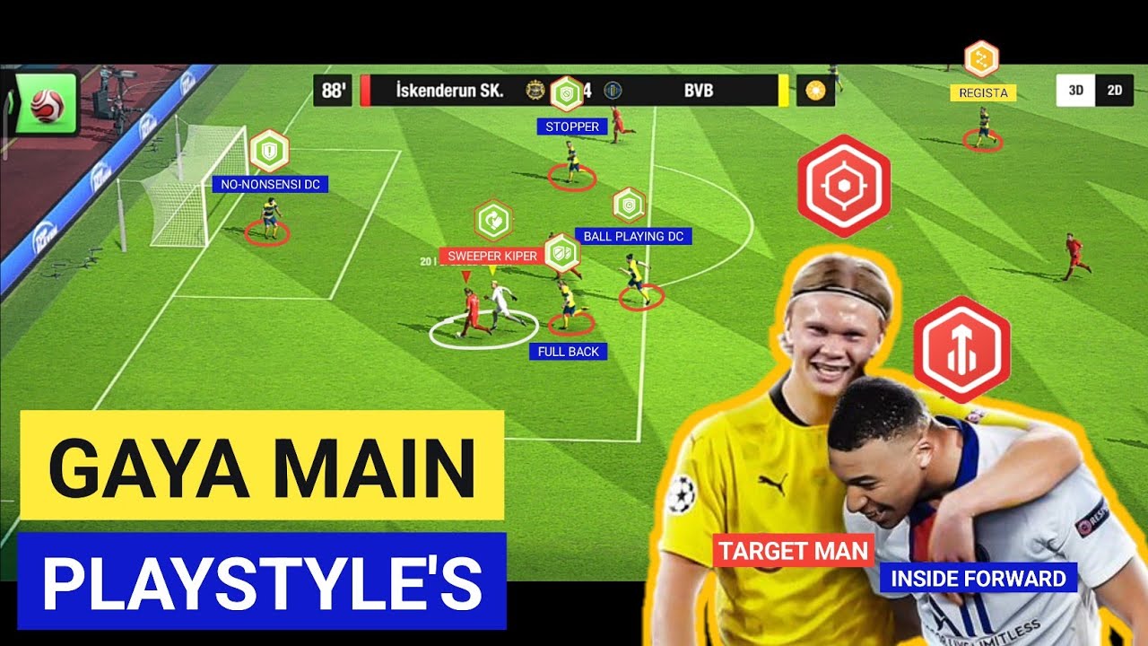 Gaya Main | Playstyle's | Top Eleven