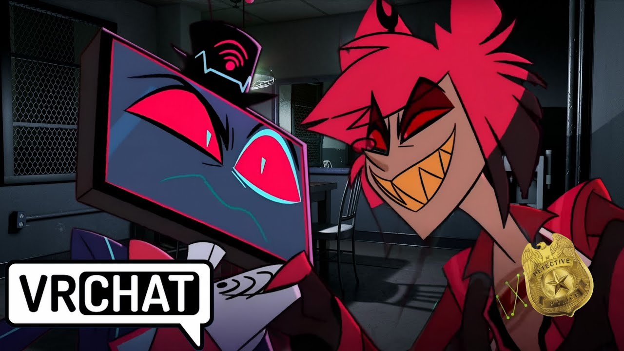 RadioStatic Detective AU - Hazbin Hotel VRChat - Audience Anarchy