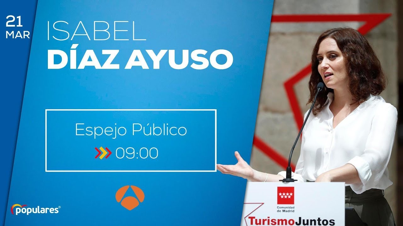 Entrevista a Isabel Díaz Ayuso en Espejo Público