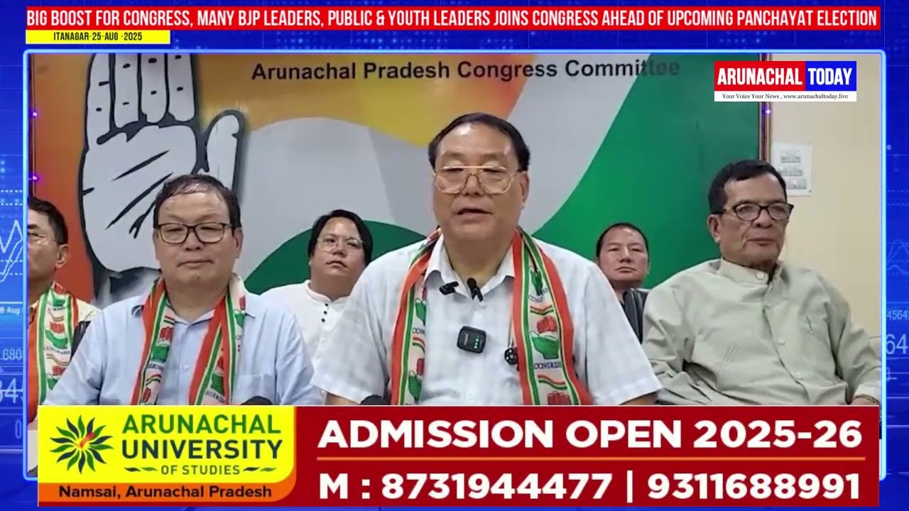 Big Boost For Congress, Many BJP Leaders Joins Congress Ahead Of Upcoming Panchayat Election