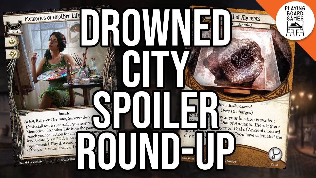 An Awesome Skill, The Seeker Researched Card, and more spoiled for DROWNED CITY (Spoiler Round-Up 4)