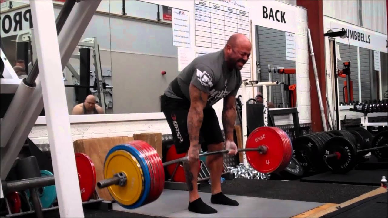 Deadlift Training 23/01/2016,  3 Reps x 340kg/750lbs