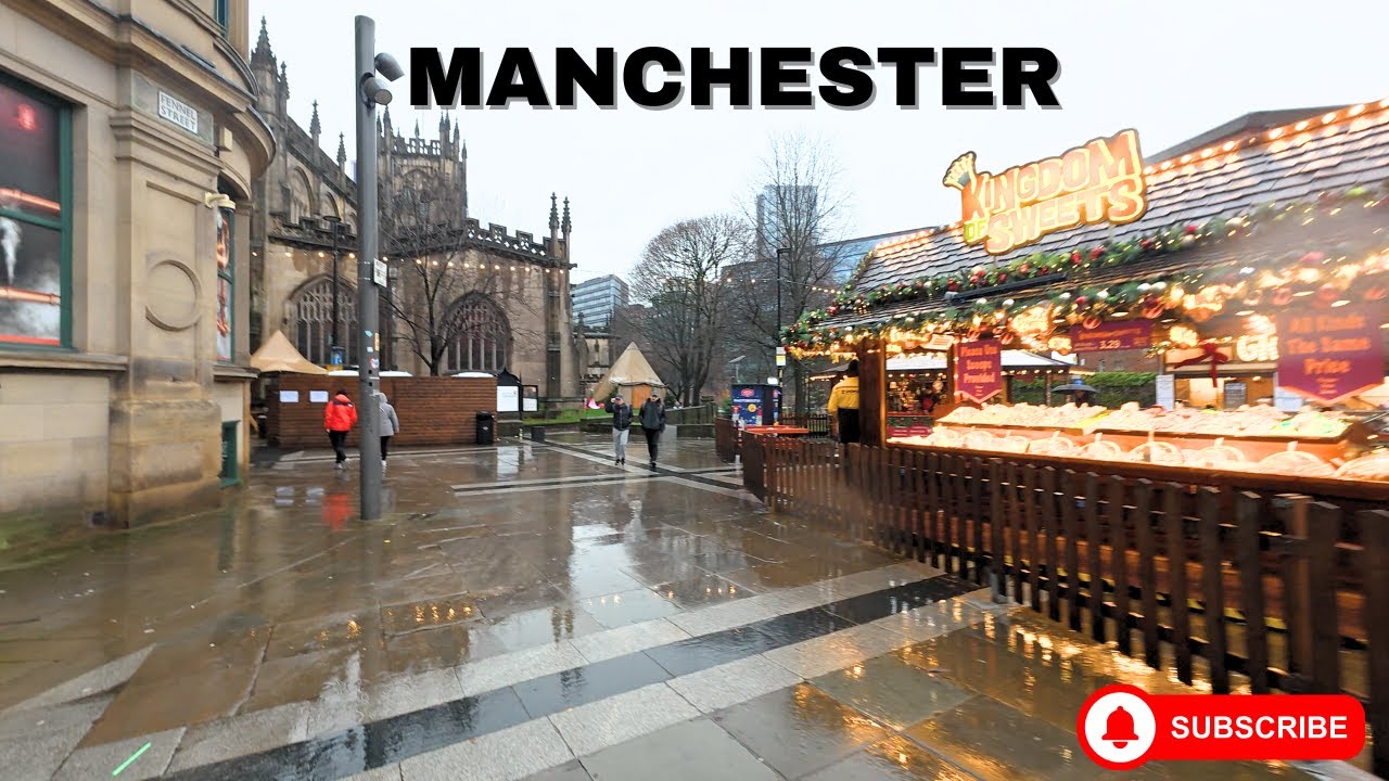 Cum arată Manchester în Decembrie?  Plimbare prin oraș
