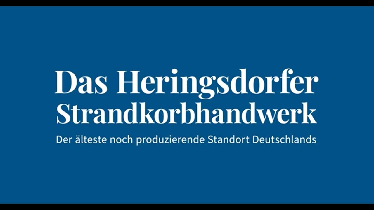 Zeitzeugenreihe Kaiserbäder: Das Heringsdorfer Strandkorbhandwerk