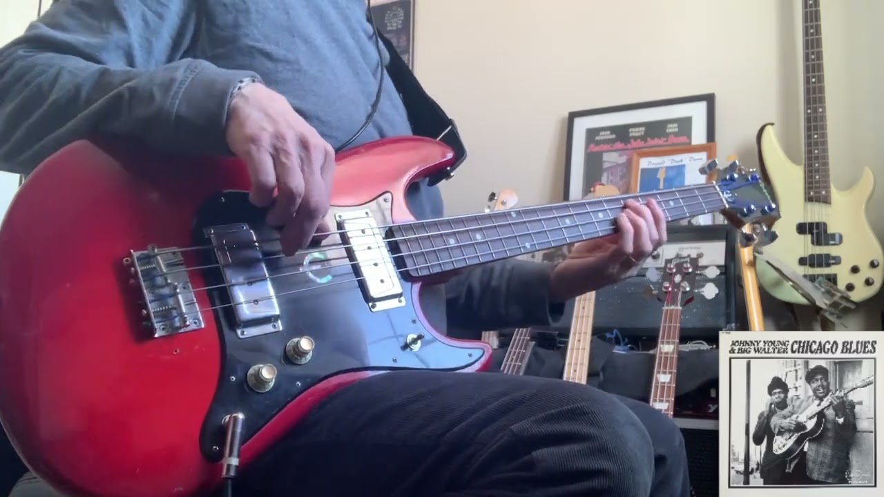 Johnny Young & Big Walter Horton - Stockyard Blues | 1973 - 75 Epiphone ET-280 Bass, Cherry sunburst
