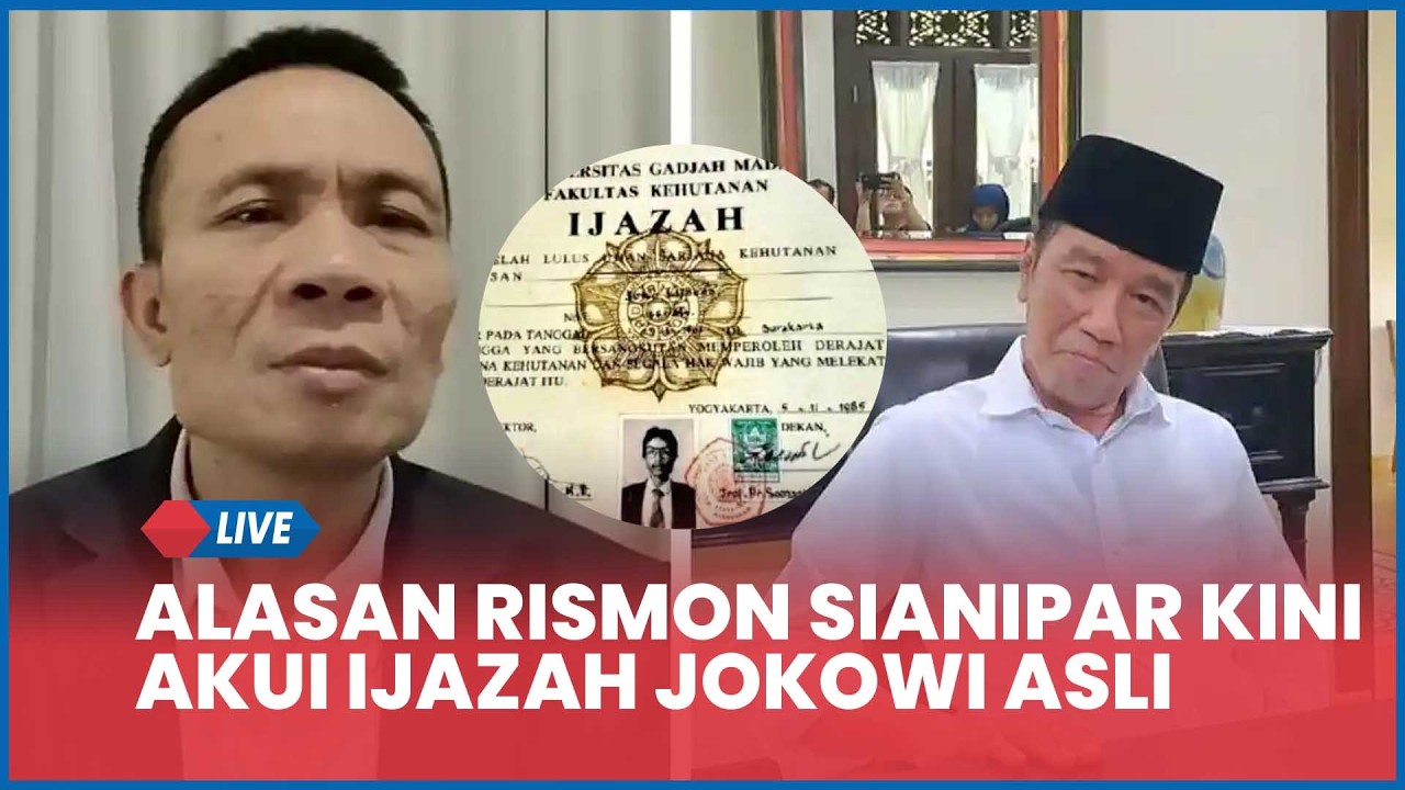 Alasan Rismon Sianipar Kini Akui Ijazah Jokowi Asli Usai 2 Bulan Riset Ulang, Ada Watermark & Embos