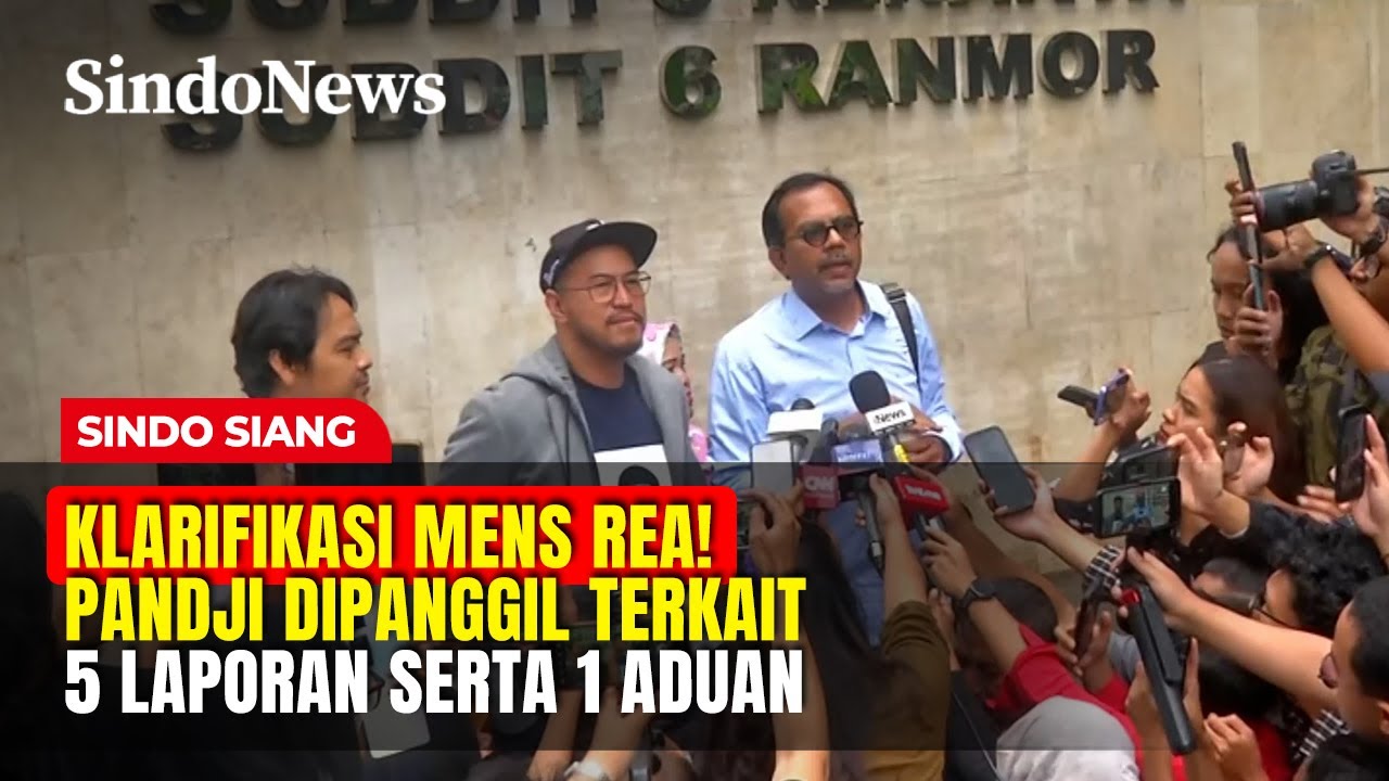 Klarifikasi Mens Rea! Pandji Dipanggil Terkait 5 Laporan Serta 1 Aduan | Sindo Siang | 08/02