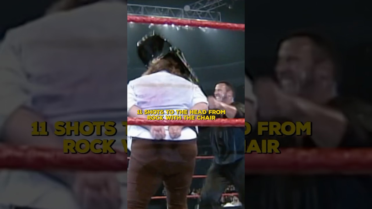 The Rock&rsquo;s NASTY Chairshots To Mick Foley 😳