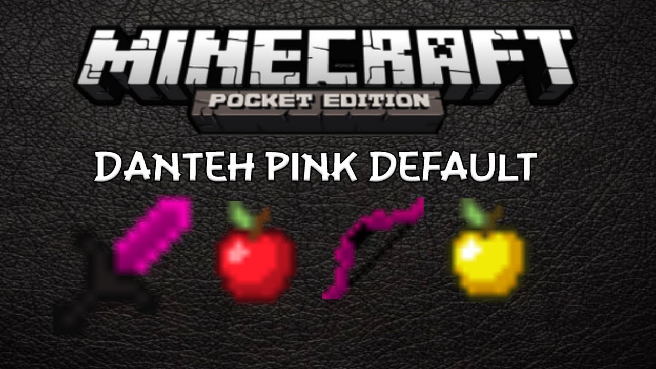 Danteh's Pink Default (Recolor of Green Default) | Minecraft PE Pack Release