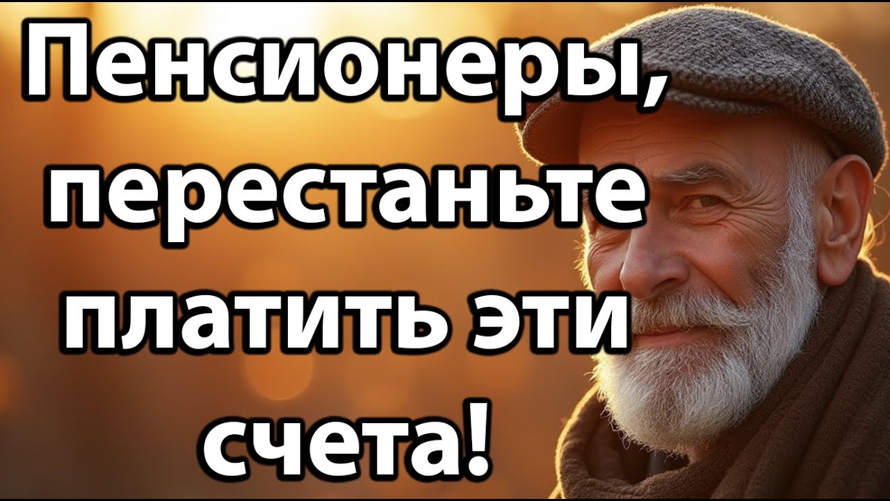 Пенсионеры,перестаньте платить эти счета!6 видов платежей,которые вы не обязаны оплачивать по закону