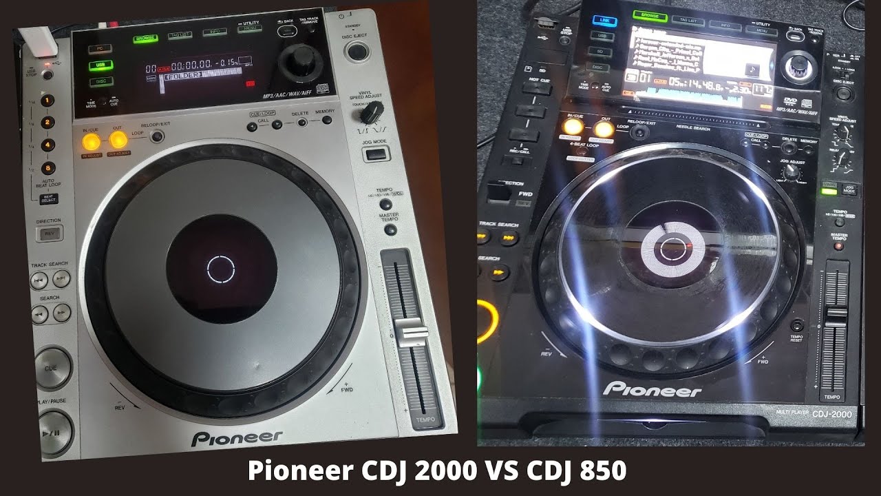 PIONEER CDJ 2000 vs PIONEER CDJ 850 LINK