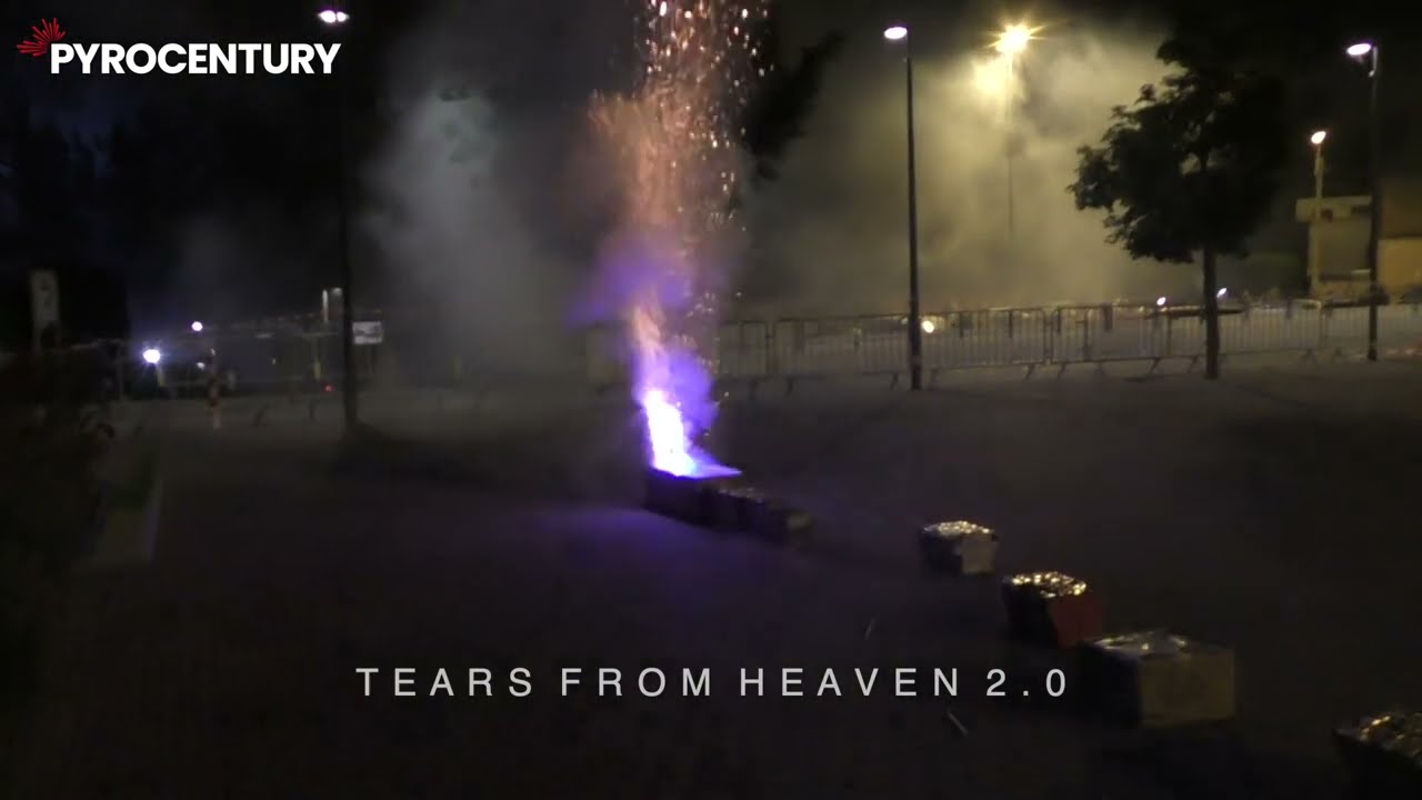 Pyrocentury - Tears From Heaven 2.0 - 259 Schots Dubbel Compound Vuurwerk (Batch 2021)