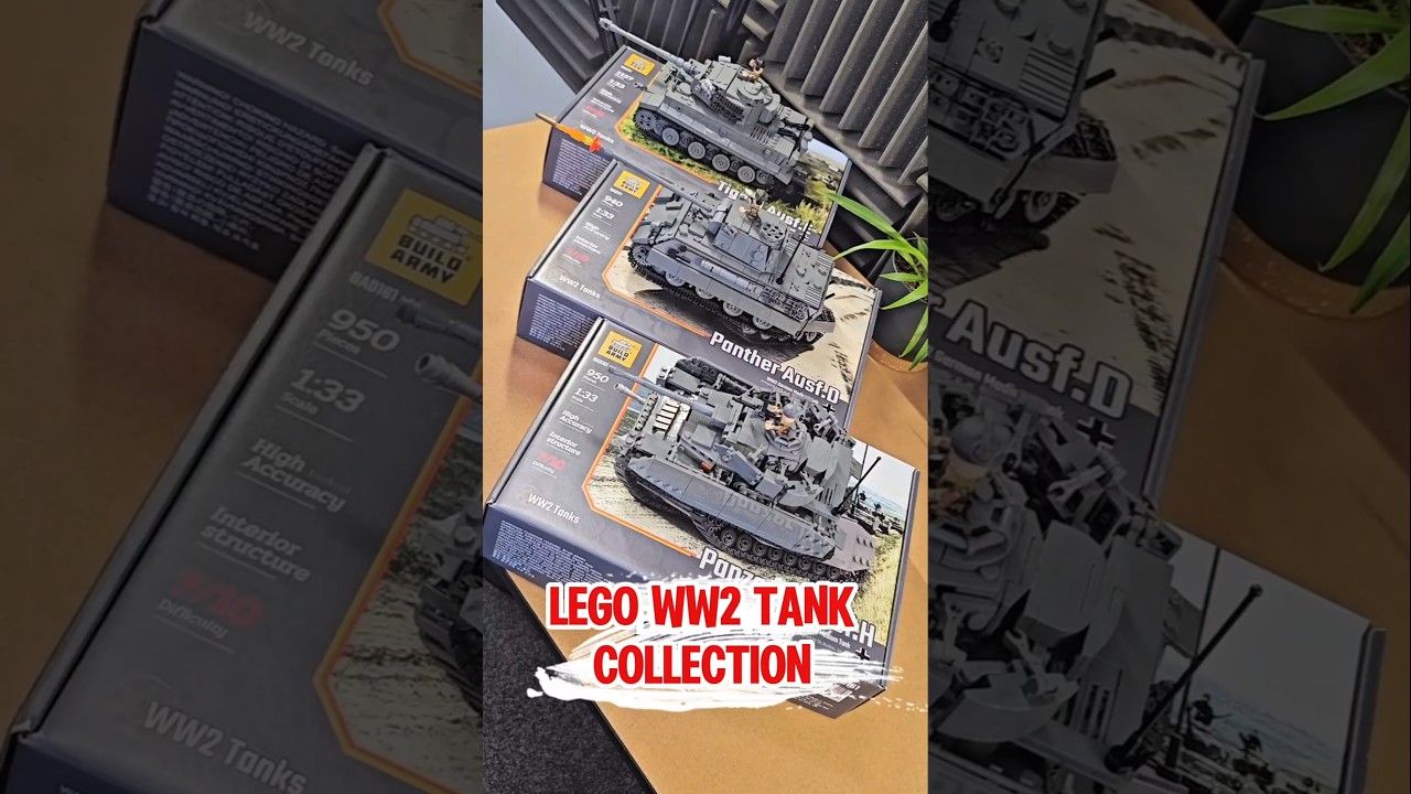 This LEGO WW2 Tank Collection is INCREDIBLE!!!
