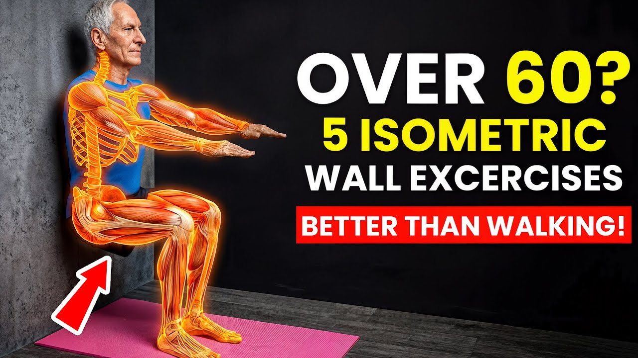 Surgeon REVEALS: 5 Isometric Wall Exercises Proven To Outperform Walking After 60