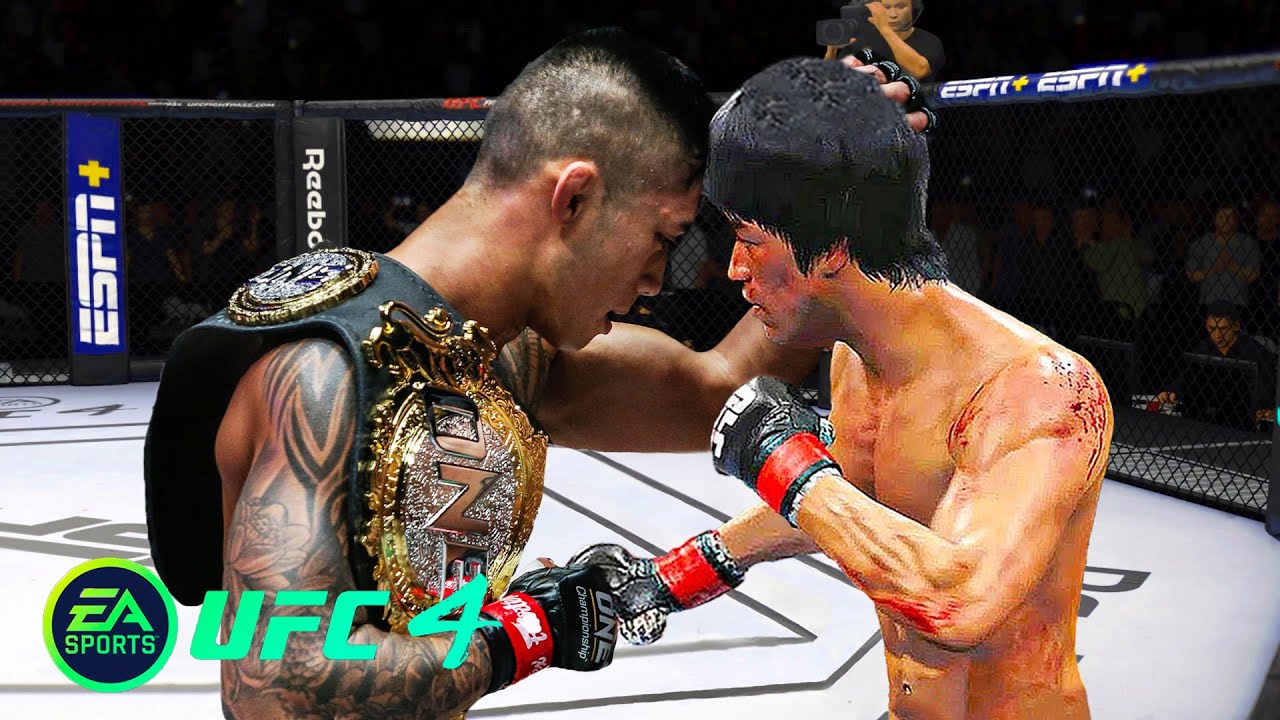 UFC4 Bruce Lee vs Martin Nguyen Situ Asian EA Sports UFC 4 PS5