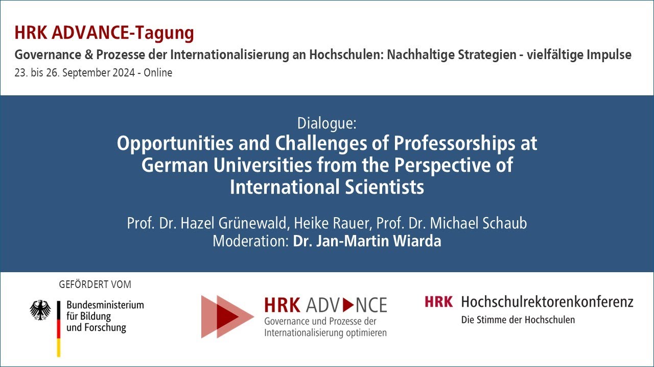 Professorships in Germany: Opportunities and Challenges for International Scientists