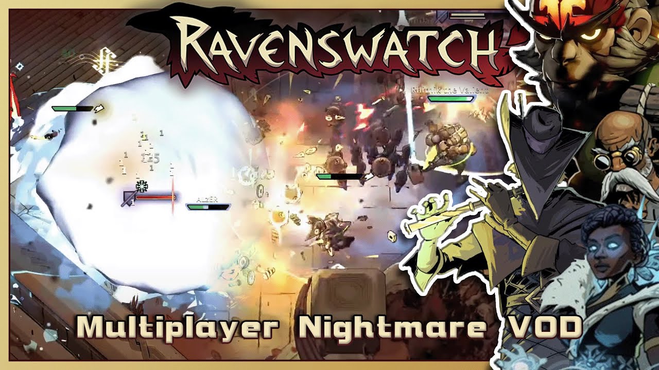 Is Four Player Nightmare... A Nightmare? [Ravenswatch VOD Highlight | Multiplayer Gameplay]
