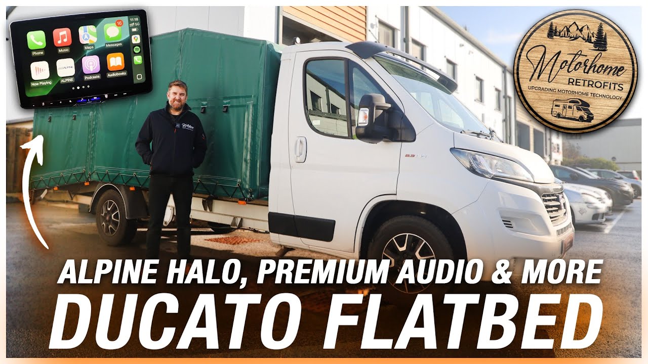 Ducato Upgraded With Alpine Halo 11 & 