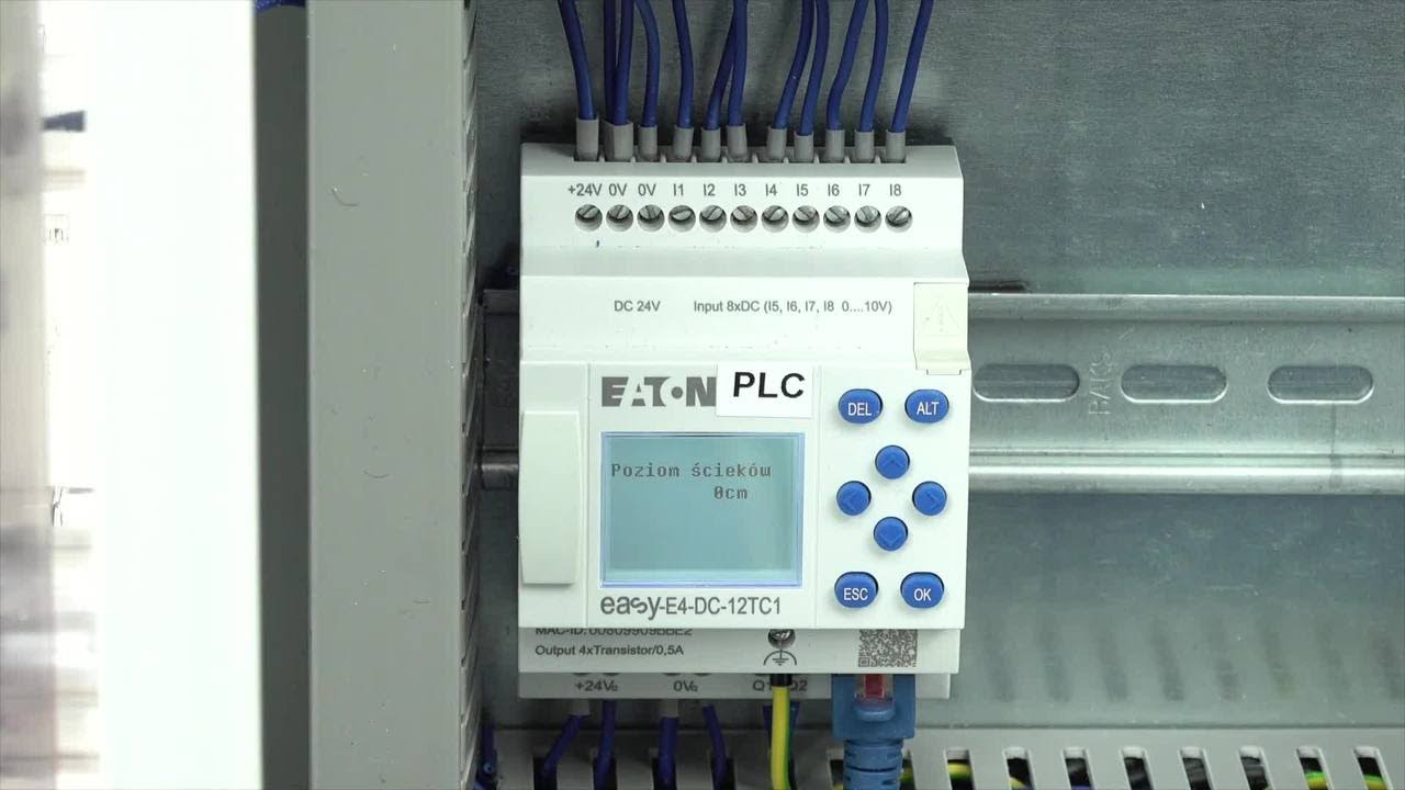 Aparatura Eaton w przepompowni ścieków w Stoczku Łukowskim