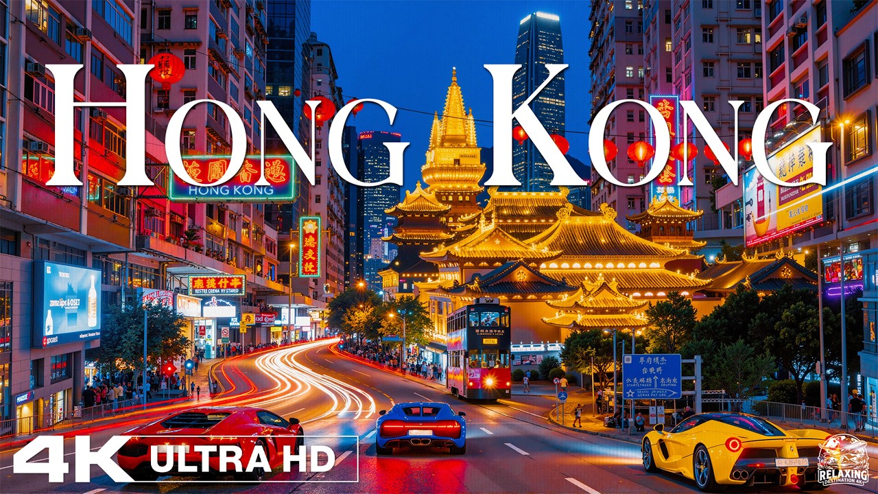 Hong Kong 2026 🇭🇰 | Victoria Harbour Skyline, Futuristic Skyscrapers & Neon City Vision in 4K