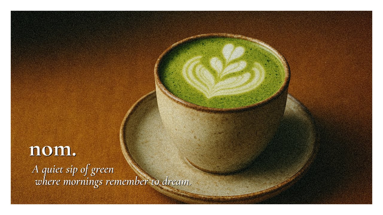 matcha latte. -- jazzy lofi study mix by nom.